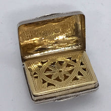 Load image into Gallery viewer, William IV Miniature Silver Vinaigrette Taylor Perry Birmingham 1837