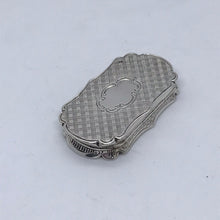 Load image into Gallery viewer, Large Victorian Silver Vinaigrette Alfred Taylor Birmingham 1853