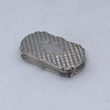 Load image into Gallery viewer, Large Victorian Silver Vinaigrette Alfred Taylor Birmingham 1853