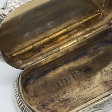 Load image into Gallery viewer, Large Victorian Silver Vinaigrette Alfred Taylor Birmingham 1853