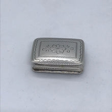 Load image into Gallery viewer, Nathaniel Mills Silver Vinaigrette Birmingham 1840