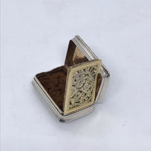 Load image into Gallery viewer, Nathaniel Mills Silver Vinaigrette Birmingham 1840