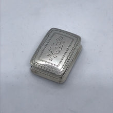 Load image into Gallery viewer, Nathaniel Mills Silver Vinaigrette Birmingham 1840