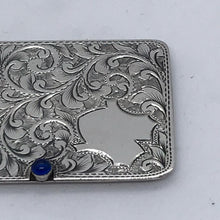 Load image into Gallery viewer, Sliding Silver Stamp Holder Ahronsberg Brothers Birmingham 1904