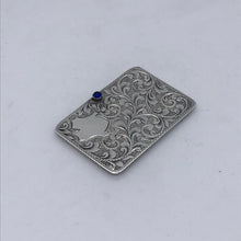 Load image into Gallery viewer, Sliding Silver Stamp Holder Ahronsberg Brothers Birmingham 1904