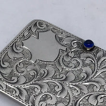 Load image into Gallery viewer, Sliding Silver Stamp Holder Ahronsberg Brothers Birmingham 1904