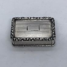 Load image into Gallery viewer, William IV Silver Vinaigrette Edward Smith Birmingham 1835