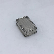 Load image into Gallery viewer, William IV Silver Vinaigrette Edward Smith Birmingham 1835