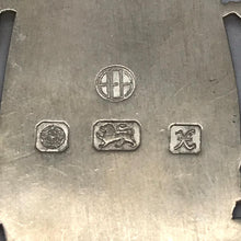 Load image into Gallery viewer, Silver Barrel Shaped Wine Label / Decanter Label Whisky