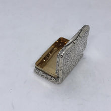 Load image into Gallery viewer, Victorian Solid Silver Hallmarked Snuff Box Nathaniel Mills Birmingham 1847