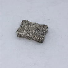 Load image into Gallery viewer, Victorian Solid Silver Hallmarked Vinaigrette Edward Smith 1843