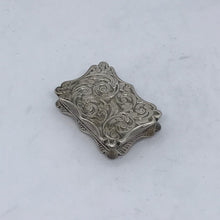 Load image into Gallery viewer, Victorian Solid Silver Hallmarked Vinaigrette Edward Smith 1843
