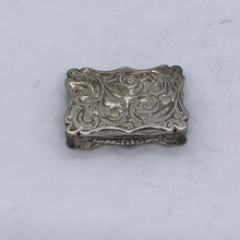 Load image into Gallery viewer, Victorian Solid Silver Hallmarked Vinaigrette Edward Smith 1843