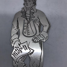 Load image into Gallery viewer, Hallmarked Solid Sterling Silver Novelty Bookmark Robert Burns