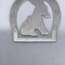 Load image into Gallery viewer, Hallmarked Solid Sterling Silver Novelty Donkey Bookmark
