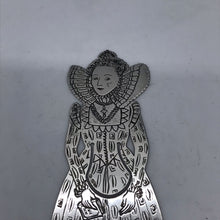 Load image into Gallery viewer, Hallmarked Solid Sterling Silver Novelty Bookmark Queen Elizabeth I