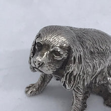 Load image into Gallery viewer, Solid Sterling Silver Novelty Model of a Dog - Cavalier King Charles Spaniel