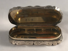 Load image into Gallery viewer, Hallmarked Silver Snuff Box Frederick Marson London 1862