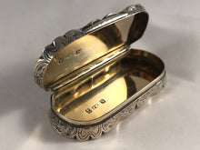 Load image into Gallery viewer, Hallmarked Silver Snuff Box Frederick Marson London 1862