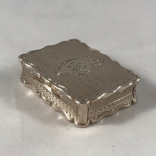 Load image into Gallery viewer, Hallmarked Silver Vinaigrette George Unite Birmingham 1875