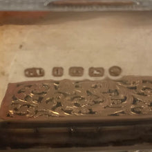 Load image into Gallery viewer, Hallmarked Silver Vinaigrette George Unite Birmingham 1875