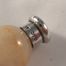 Load image into Gallery viewer, Hallmark on Sampson, silver topped egg scent bottle