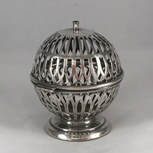 Load image into Gallery viewer, Hallmarked Edwardian Silver String Ball Holder Birmingham 1907