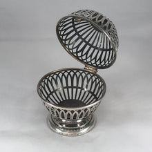 Load image into Gallery viewer, Hallmarked Edwardian Silver String Ball Holder Birmingham 1907