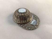 Load image into Gallery viewer, Hallmarked Silver Jockey Cap Caddy Spoon Sheffield 1985