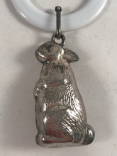 Load image into Gallery viewer, Silver Baby teething ring