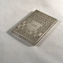 Load image into Gallery viewer, George IV Hallmarked Silver Card Case Joseph Taylor 1828