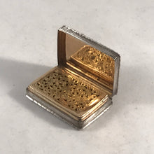 Load image into Gallery viewer, Hallmarked Victorian Silver Vinaigrette Francis Clark Birmingham 1840