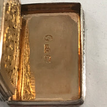 Load image into Gallery viewer, Hallmarked Victorian Silver Vinaigrette Francis Clark Birmingham 1840