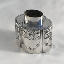 Load image into Gallery viewer, Victorian Silver Tea Caddy Sheffield 1900