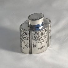 Load image into Gallery viewer, Victorian Silver Tea Caddy Sheffield 1900