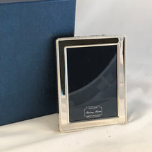 Load image into Gallery viewer, Hallmarked Solid Silver Photograph Frame - Beaded Edge Design