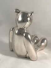 Load image into Gallery viewer, Solid Silver Hallmarked Teddy Bear Paperweight Carrs Of Sheffield 2004