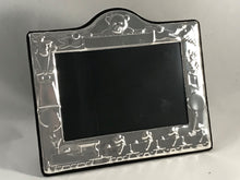 Load image into Gallery viewer, Hallmarked Silver Children’s Photo Frame Nursery Or Christening Clown Design