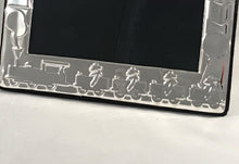 Load image into Gallery viewer, Hallmarked Silver Children’s Photo Frame Nursery Or Christening Clown Design