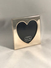 Load image into Gallery viewer, Hallmarked Solid Silver Photograph Frame - Heart Shaped