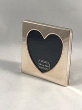 Load image into Gallery viewer, Hallmarked Solid Silver Photograph Frame - Heart Shaped