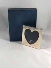 Load image into Gallery viewer, Hallmarked Solid Silver Photograph Frame - Heart Shaped