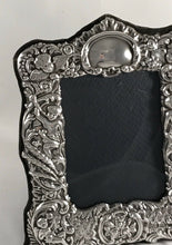 Load image into Gallery viewer, Hallmarked Silver Embossed Photograph Frame Reynolds Angels Birmingham 1994