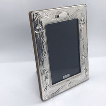 Load image into Gallery viewer, Art Nouveau Style Photograph Frame With Stylised Lillies
