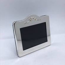 Load image into Gallery viewer, Hallmarked Solid Silver Photograph Frame Arched Top With Bow Design
