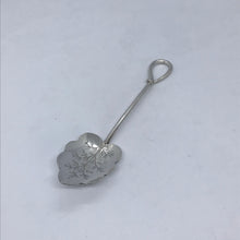 Load image into Gallery viewer, Victorian Silver Leaf Spoon Lee &amp; Wigfull Sheffield 1898
