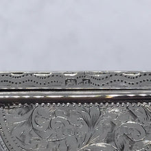 Load image into Gallery viewer, Edwardian Silver Triple Stamp Box A &amp; J Zimmerman Birmingham 1903
