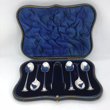 Load image into Gallery viewer, Boxed Set Of Ornate Silver Spoons And Sugar Tongs Sheffield 1936
