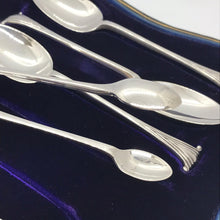 Load image into Gallery viewer, Boxed Set Of Ornate Silver Spoons And Sugar Tongs Sheffield 1936
