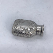 Load image into Gallery viewer, Silver Morton&#39;s Patent &quot;The Maze&quot; Vesta Stamped Sterling Silver
